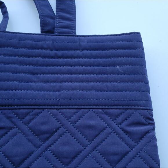 Vera Bradley Classic Navy Quilted Tote - Picture 7 of 8